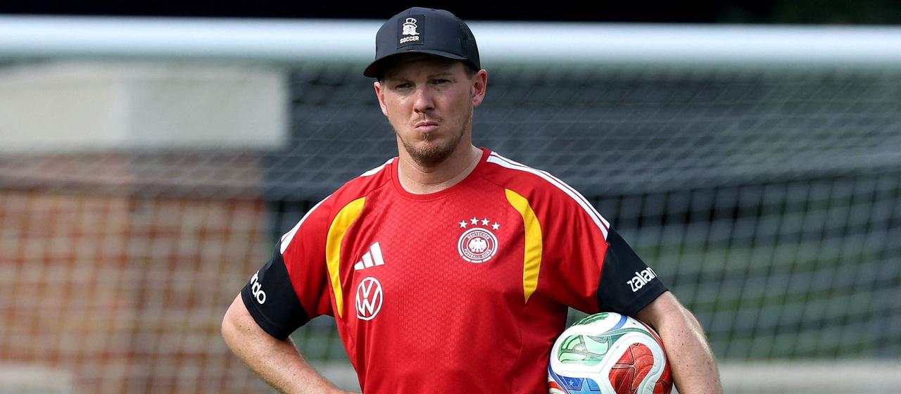 Julian Nagelsmann at DFB training