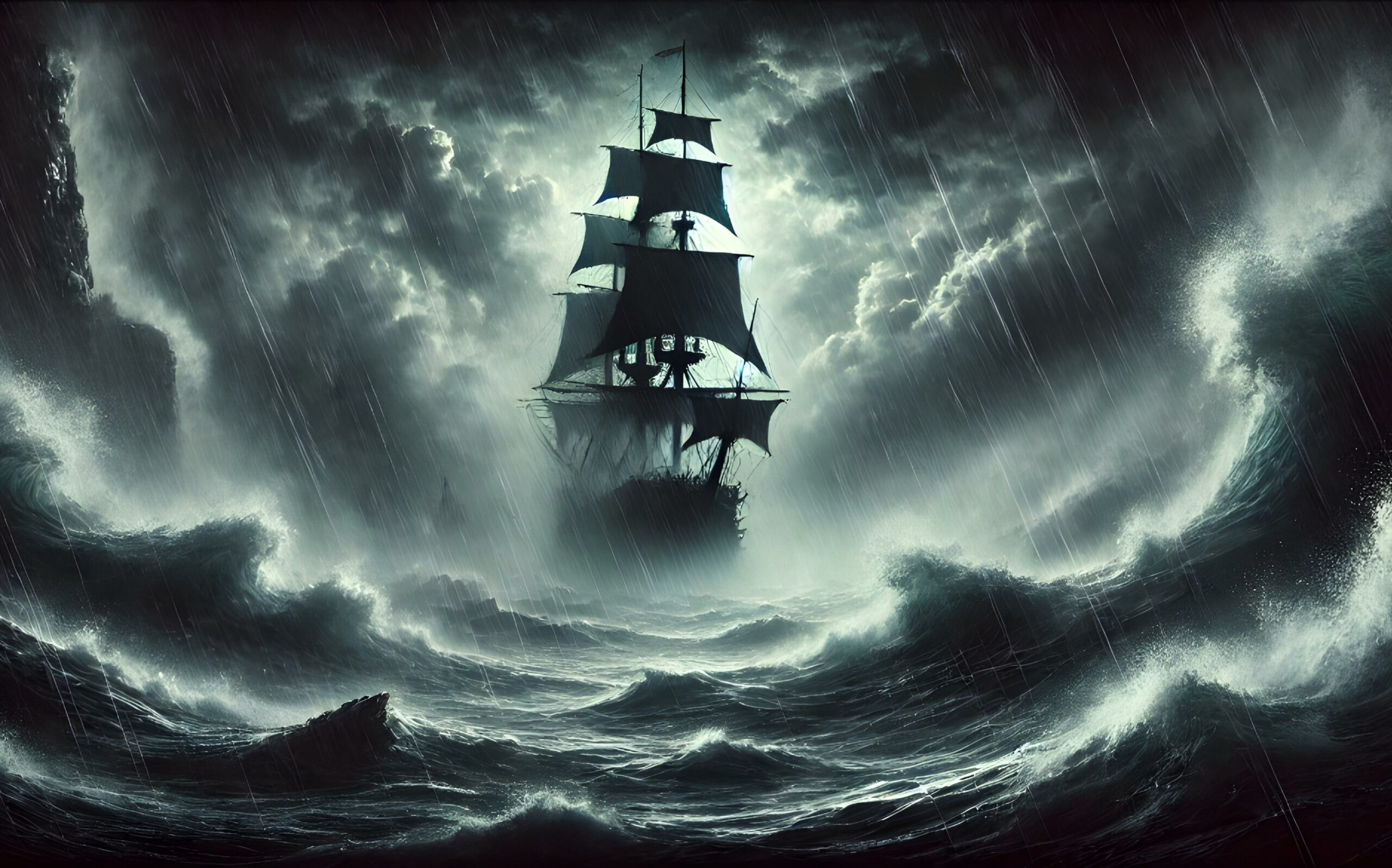 Opera ‘The Flying Dutchman’ off the coast near Makkum