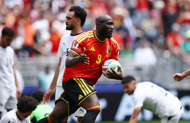 Romelu Lukaku after the 1-1.