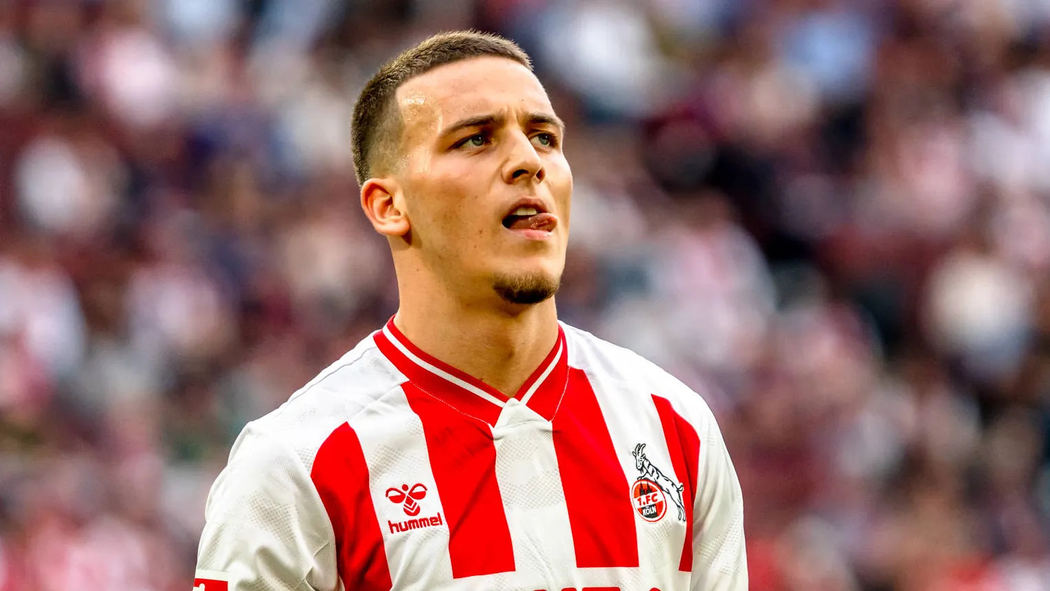 Said El Mala from 1. FC Köln (archive photo): The club is now planning with the 19-year-old. Said El Mala from 1. FC Köln (archive photo): The club is now planning with the 19-year-old.