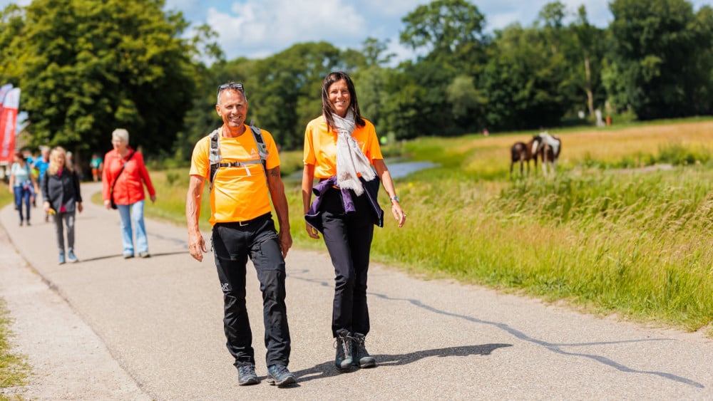 See: excellent walking weather for the first stage 4 from Alkmaar towards Bergen