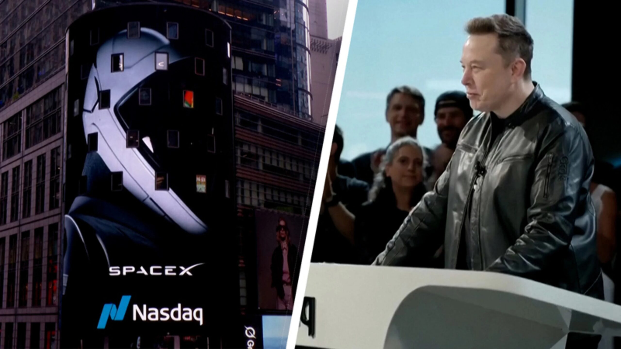 SpaceX officially on the stock exchange: Elon Musk rings the bell