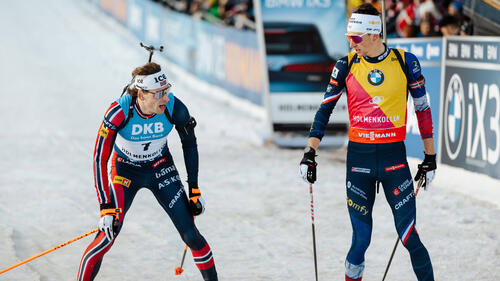 Spicy photo: Perrot trains with Norway’s biathlon superstars