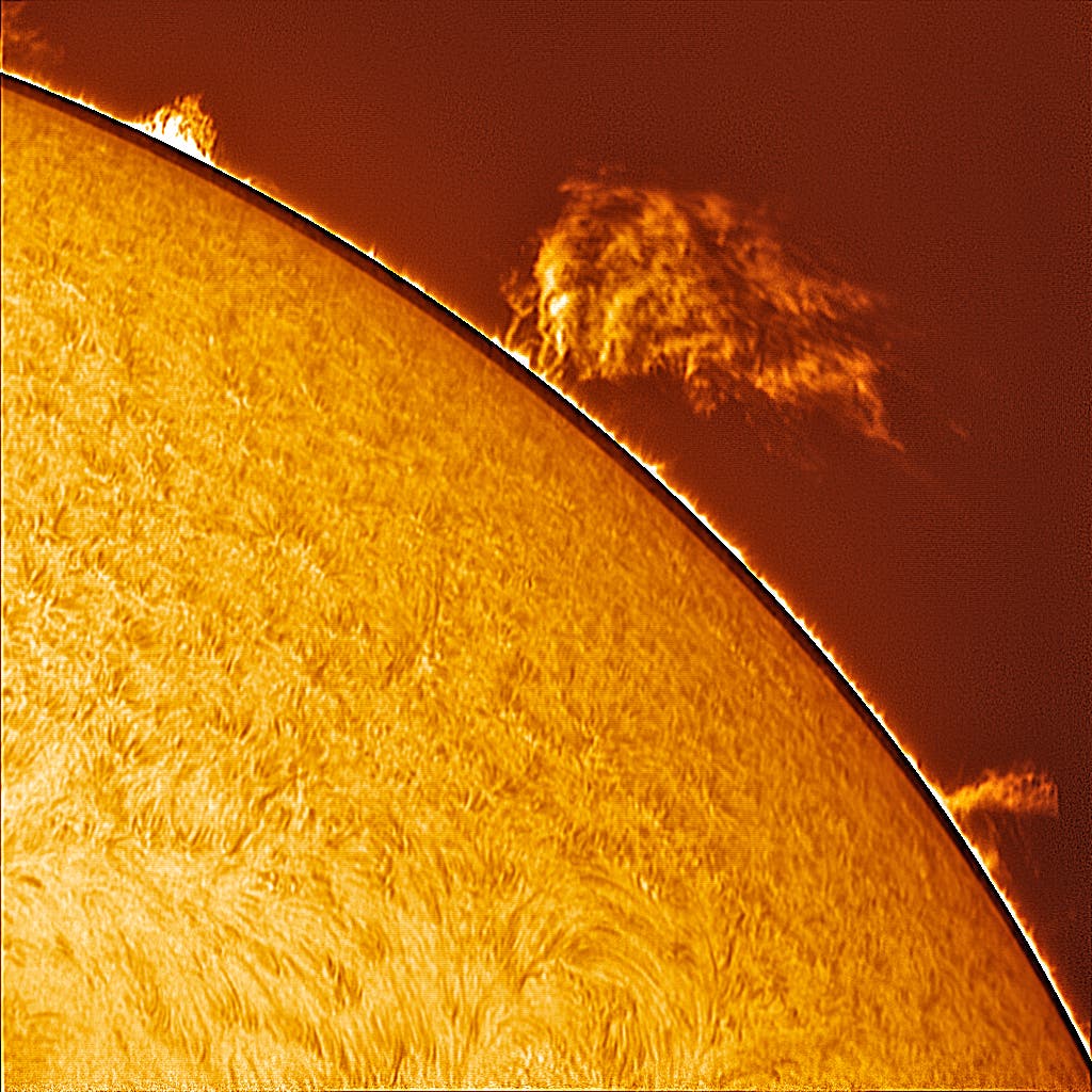 Sunny Wonders: Spectacular Solar Prominences Captured on June 27, 2026