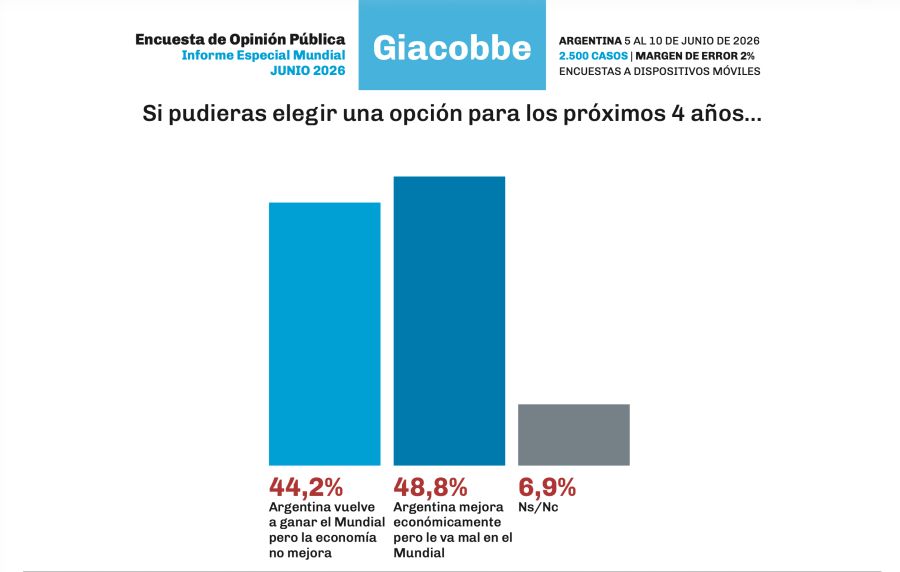 Survey: 44.2 percent prefer to win the World Cup rather than the economy improving