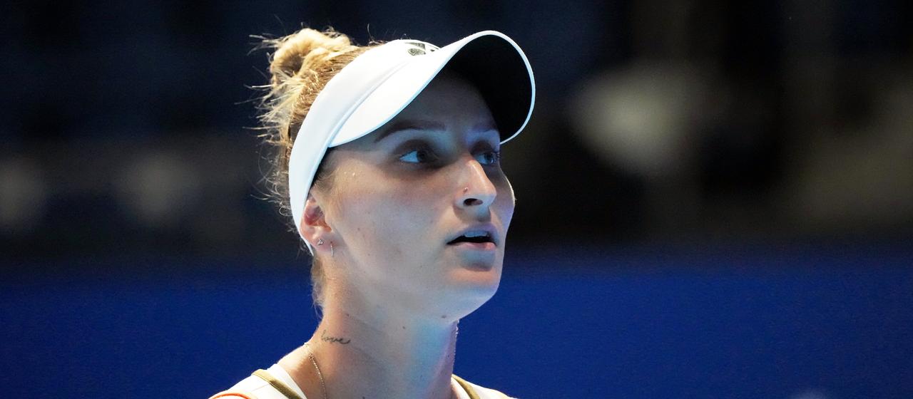 Czech tennis player Marketa Vondrousova is banned for doping