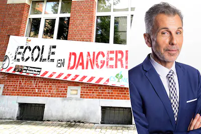 That’s how heavy the protest is in Walloon schools: no school and no exams since April
