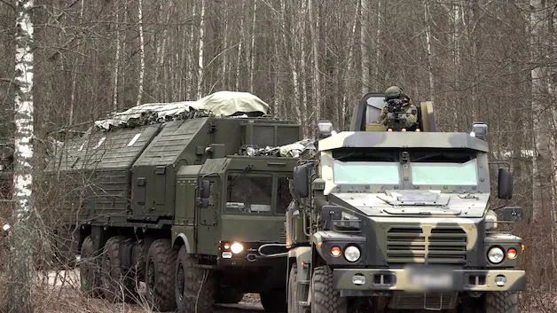The transport of a Russian Oreshnik hypersonic missile