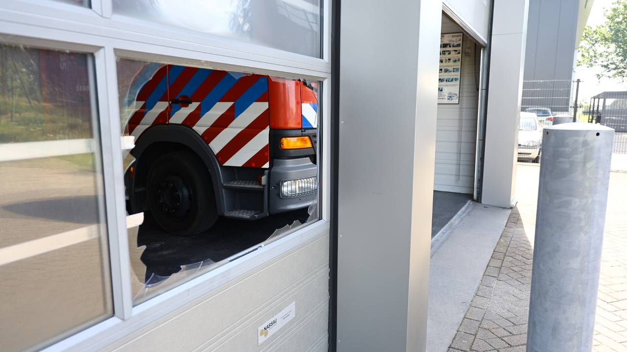The fire station in Haps has been broken into again