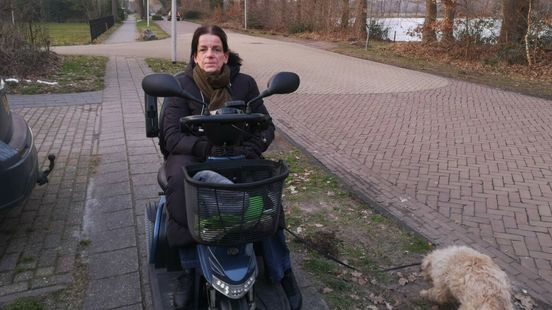 Therese is allowed to taxi in Coevorder with her mobility scooter for the time being