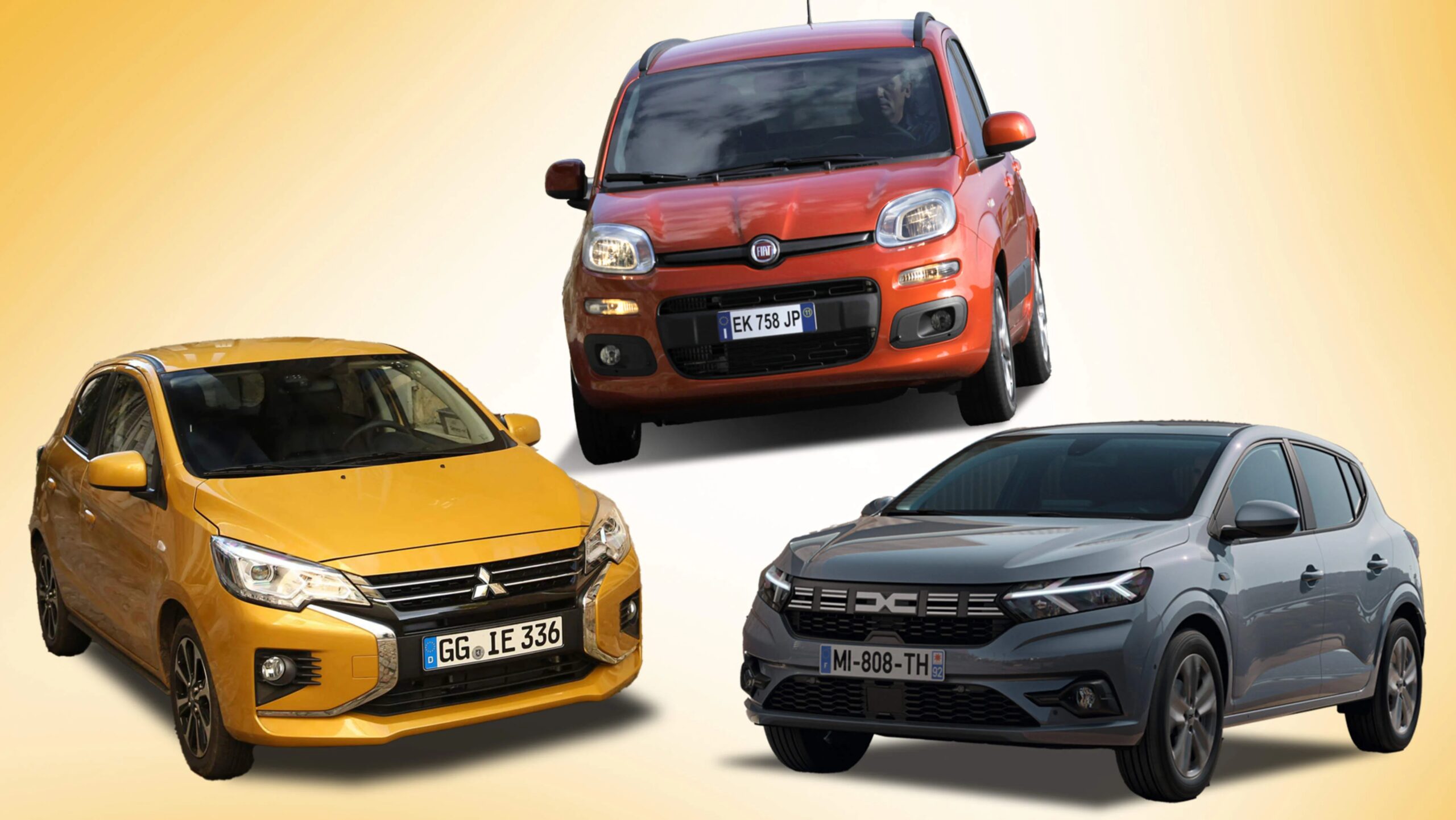 These three modern hatchbacks are perfect shopping cars for up to 10,000 euros