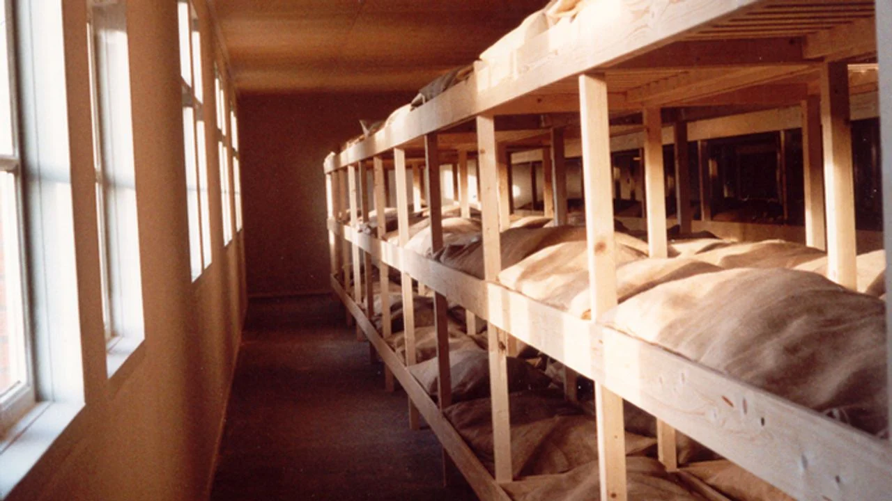 Mattresses in Camp Vught.