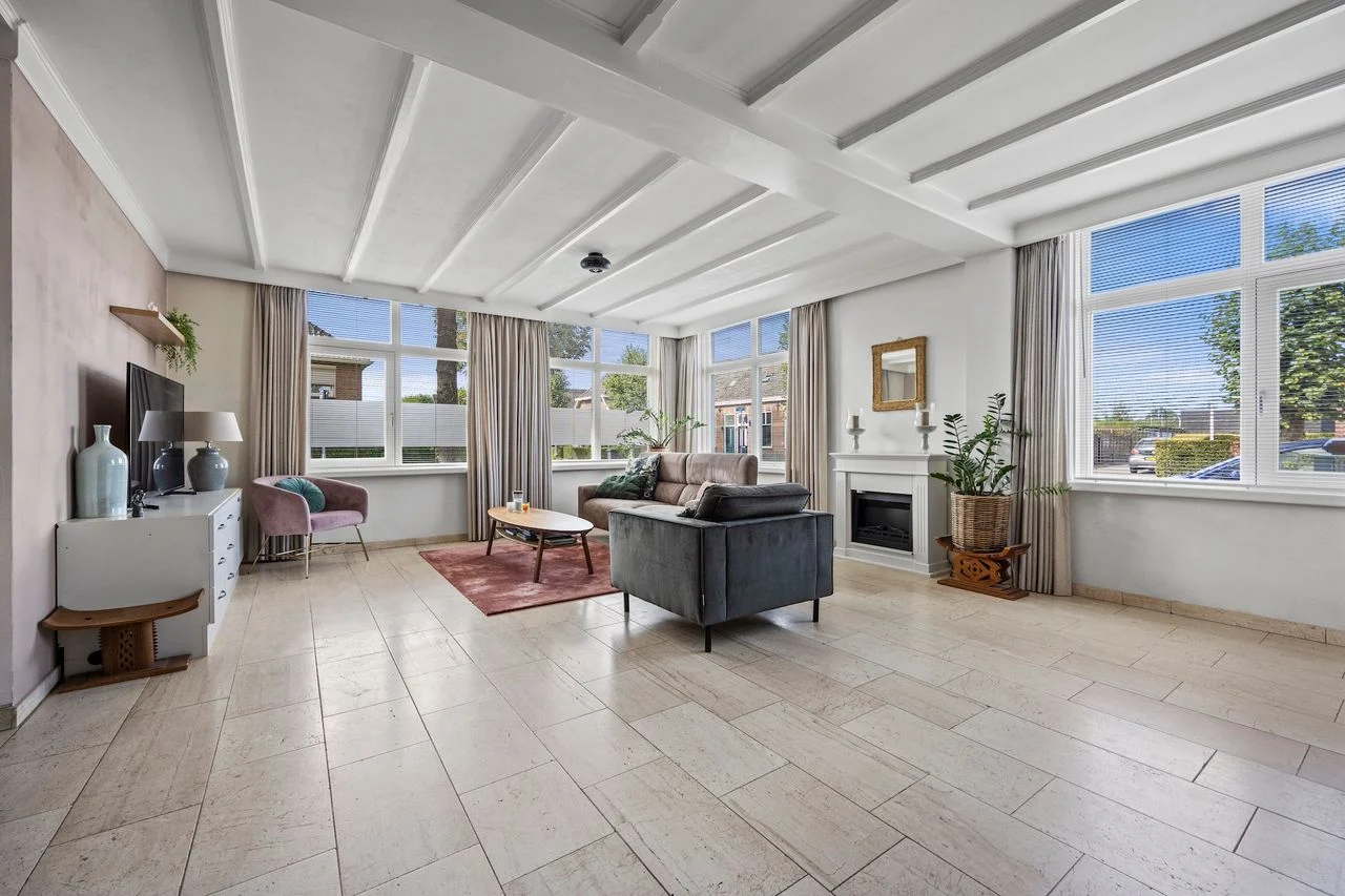 The living room of the house.