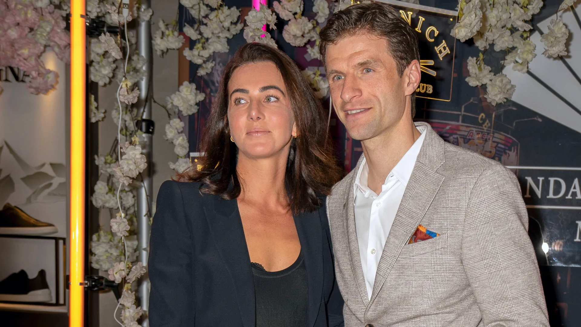 Lisa (left) and Thomas Müller at an appearance in 2024: The couple was married for 17 years.