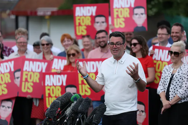 Andy Burnham, the mayor of Manchester. 