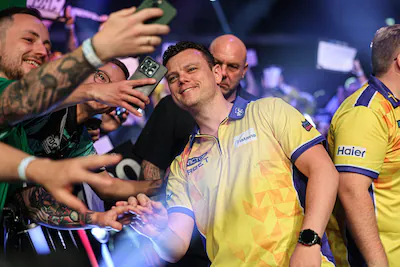 Van Gerwen and Van Veen drew Sweden in the last 16, Belgium narrowly through