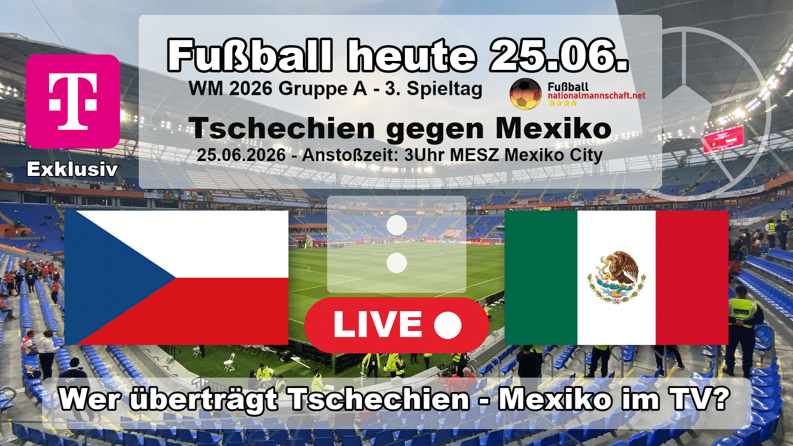 Watch Czech Republic vs Mexico Live: Where to Stream Today’s World Cup Match!
