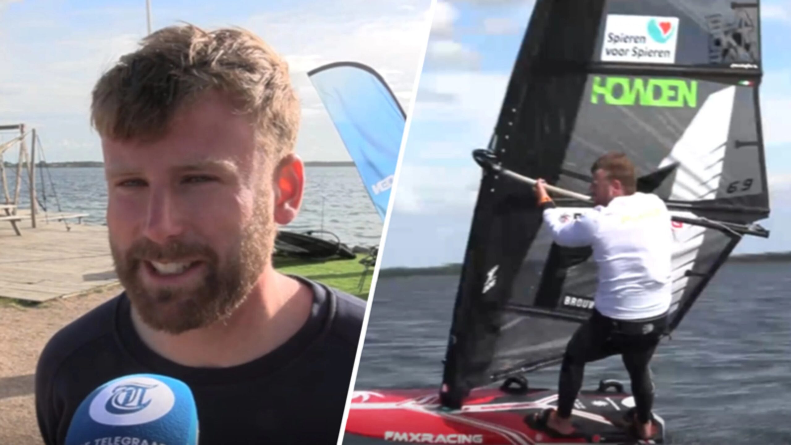 Windsurfer Bob sets an insane world record in Zeeland: ‘I often peed in my suit’