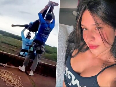 Woman (21) falls 40 meters while bungee jumping: rope was not attached