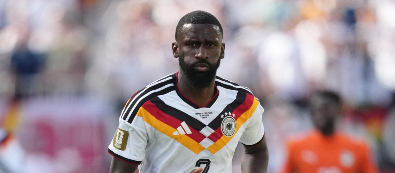 Germany's Antonio Rüdiger in the game against Ivory Coast