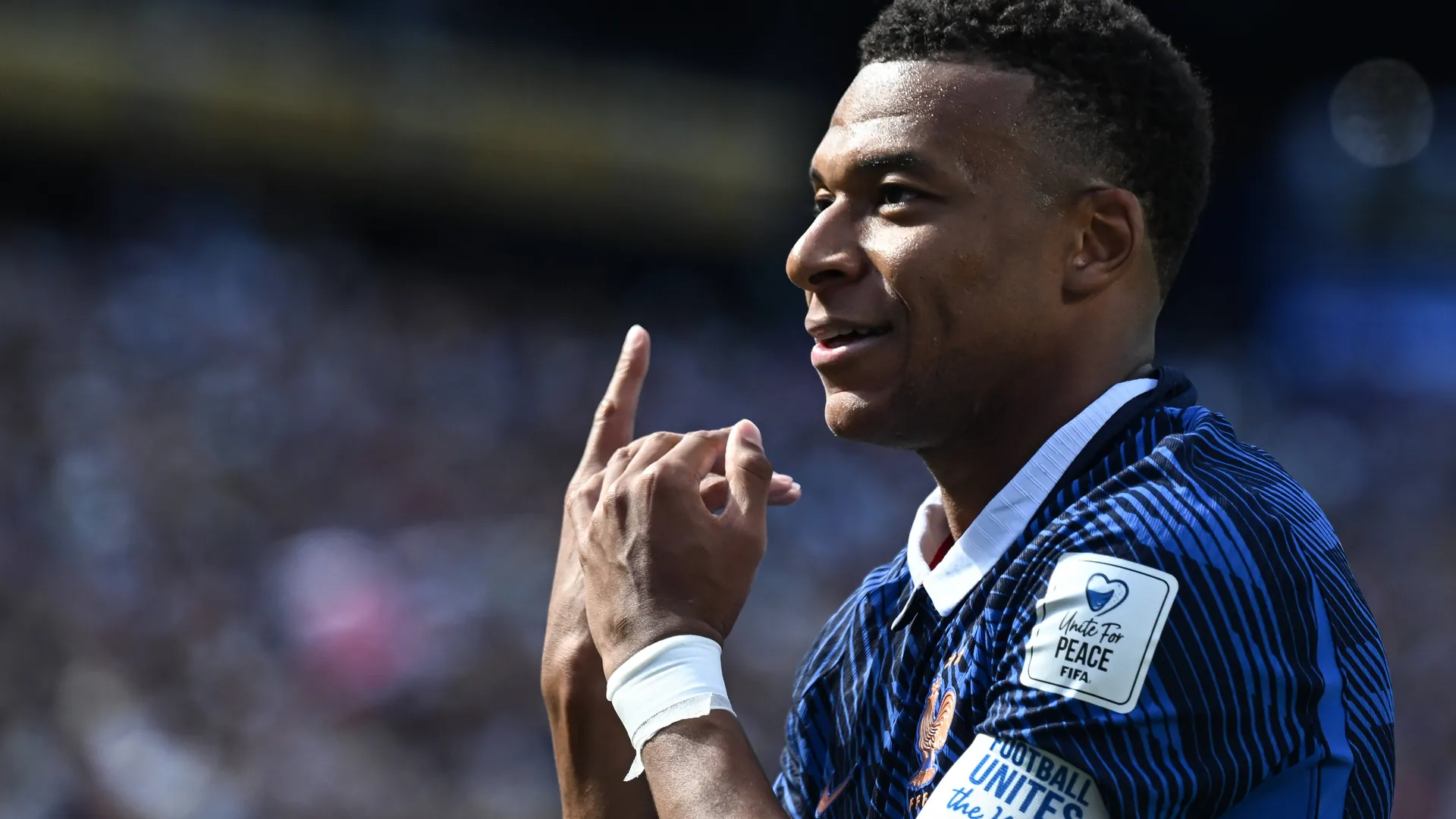 Kylian Mbappé: The striker scored twice.