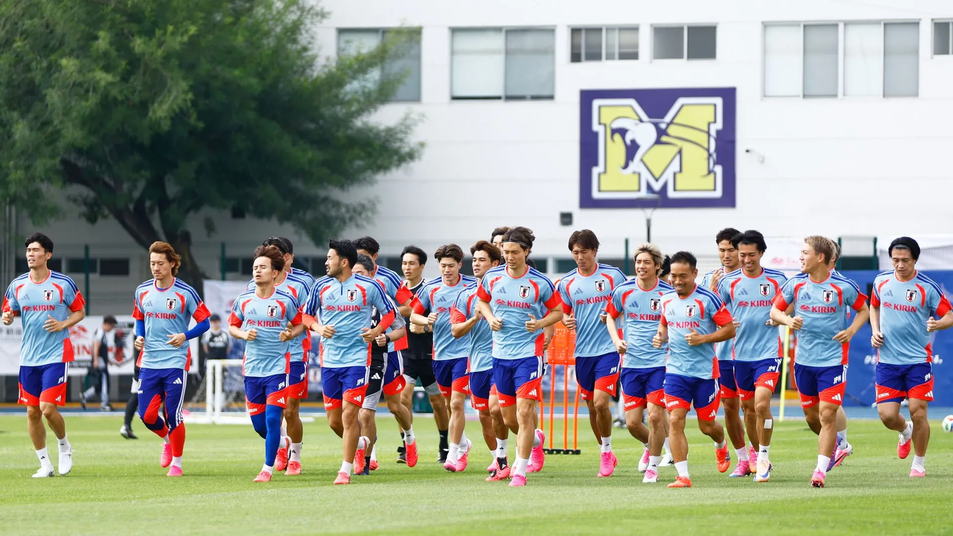 Football World Cup - Training Japan