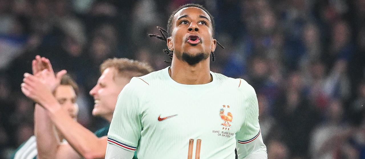 Michael Olise scores three times in the World Cup dress rehearsal against Northern Ireland