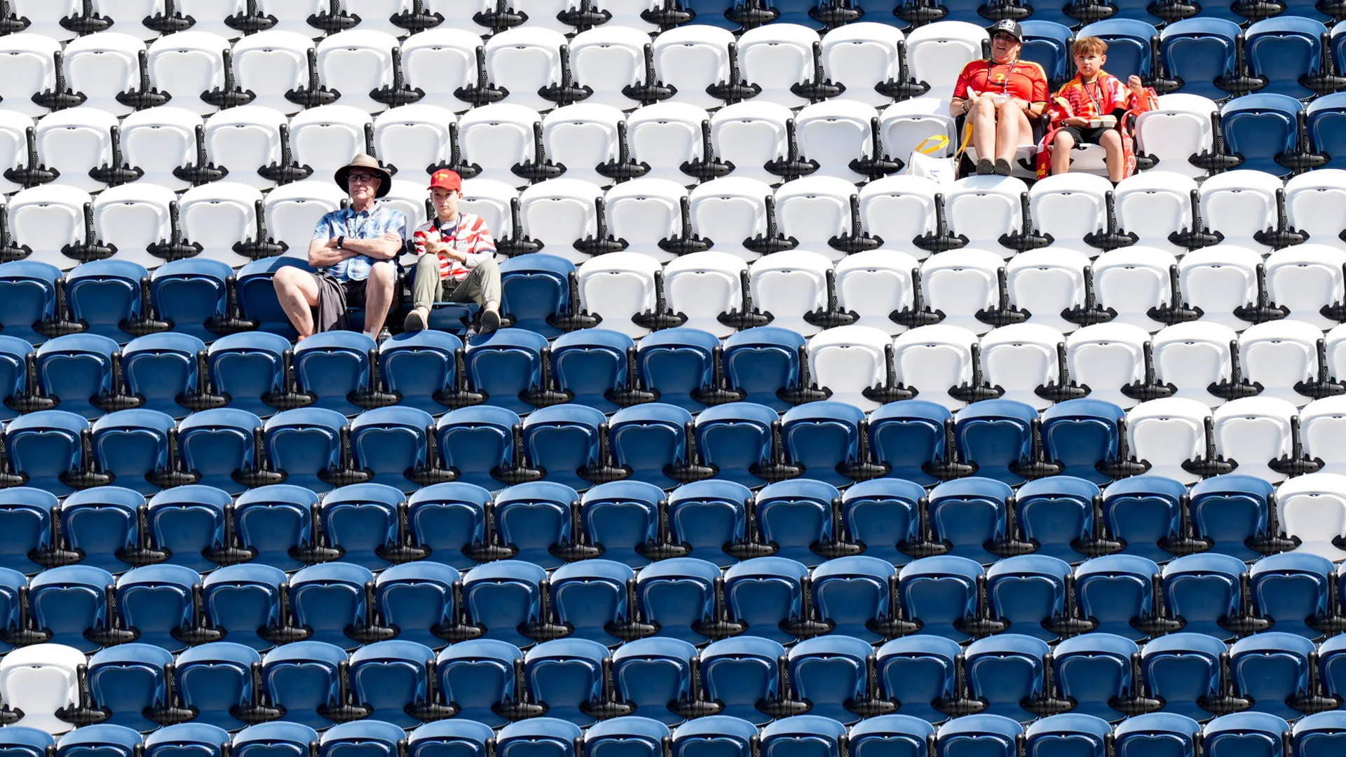 Not that many fans wanted to pay the high ticket prices for the match between Belgium and Egypt. Not that many fans wanted to pay the high ticket prices for the match between Belgium and Egypt.