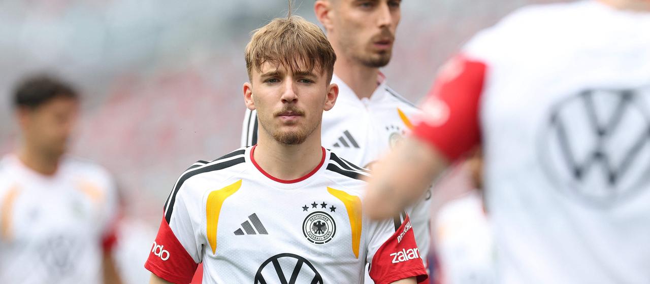 Lennart Karl in DFB training