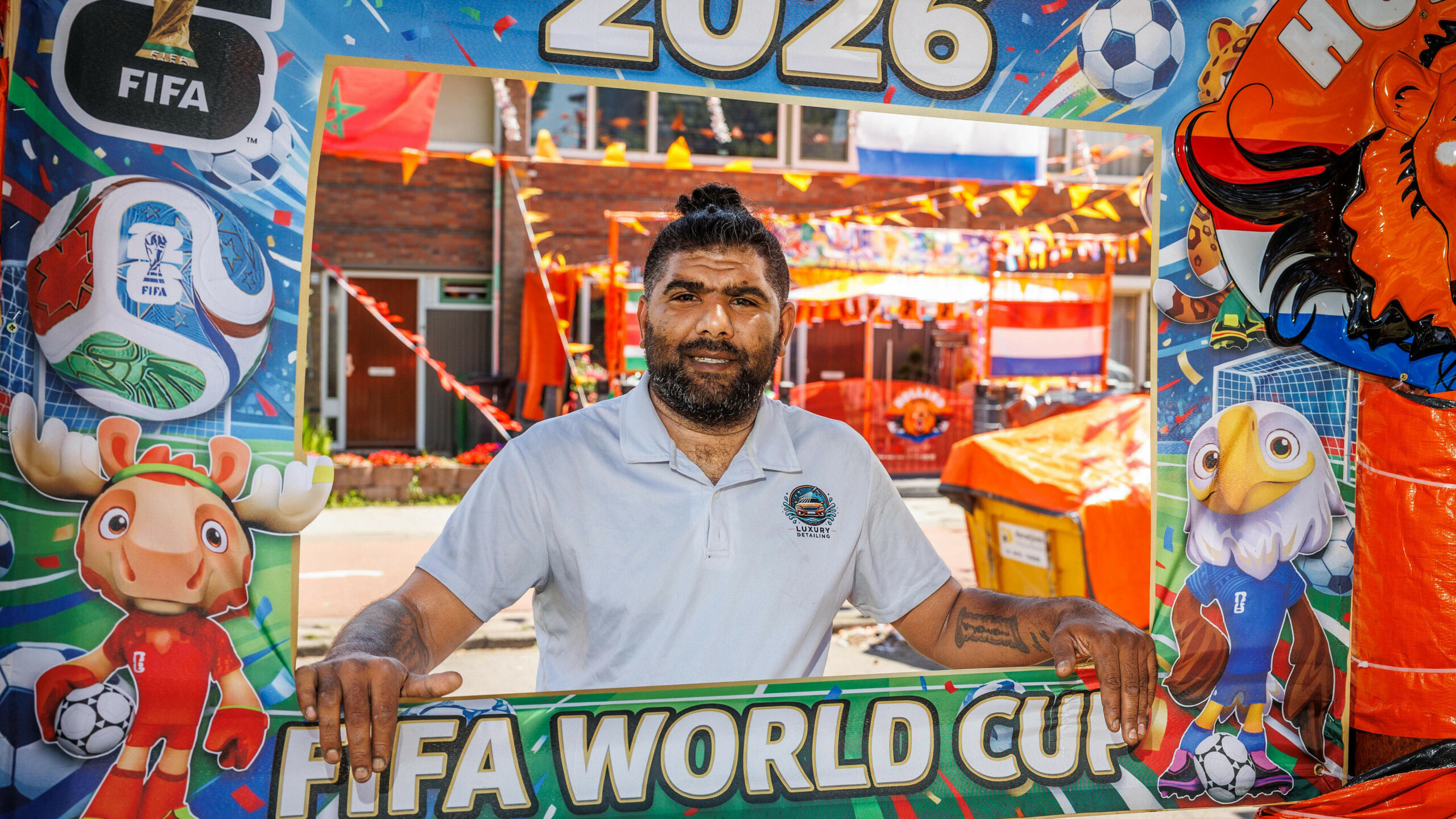 World Cup street where everyone wins: ‘We celebrate until the final of the World Cup’