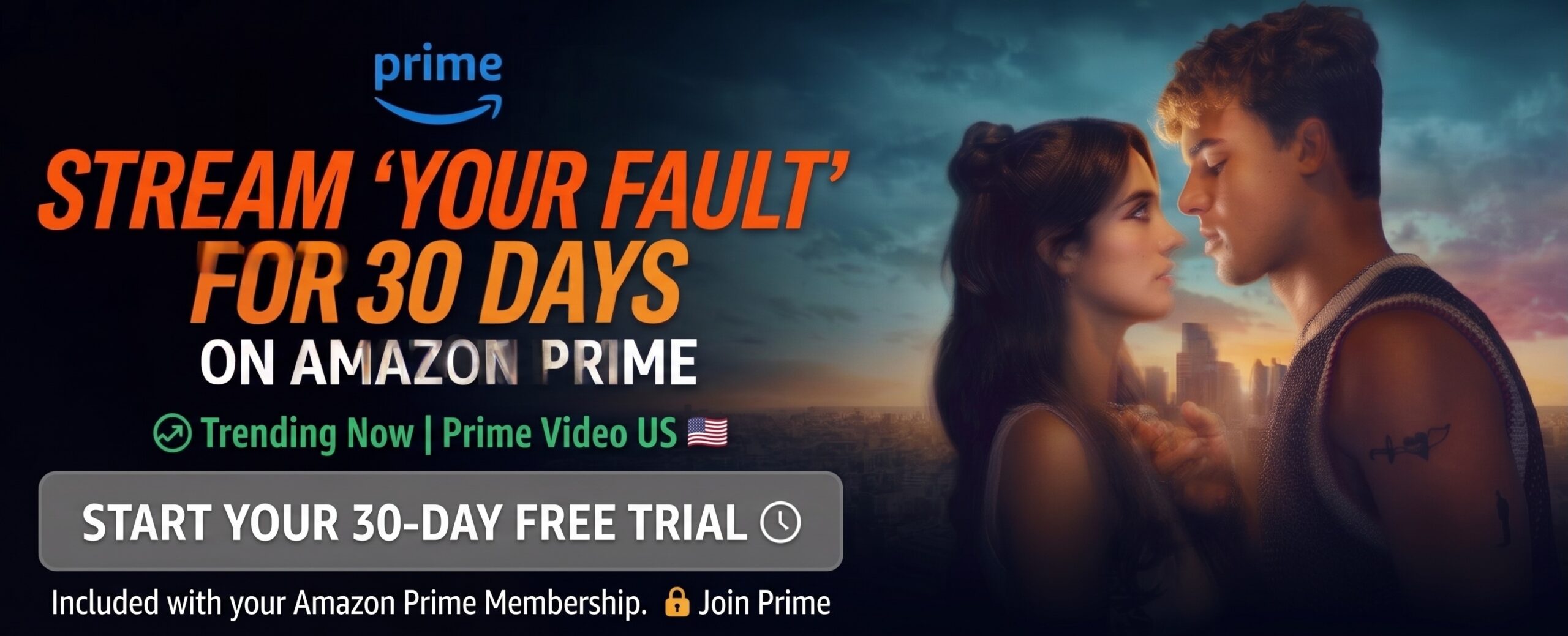 Stream Your Fault on Amazon Prime Video