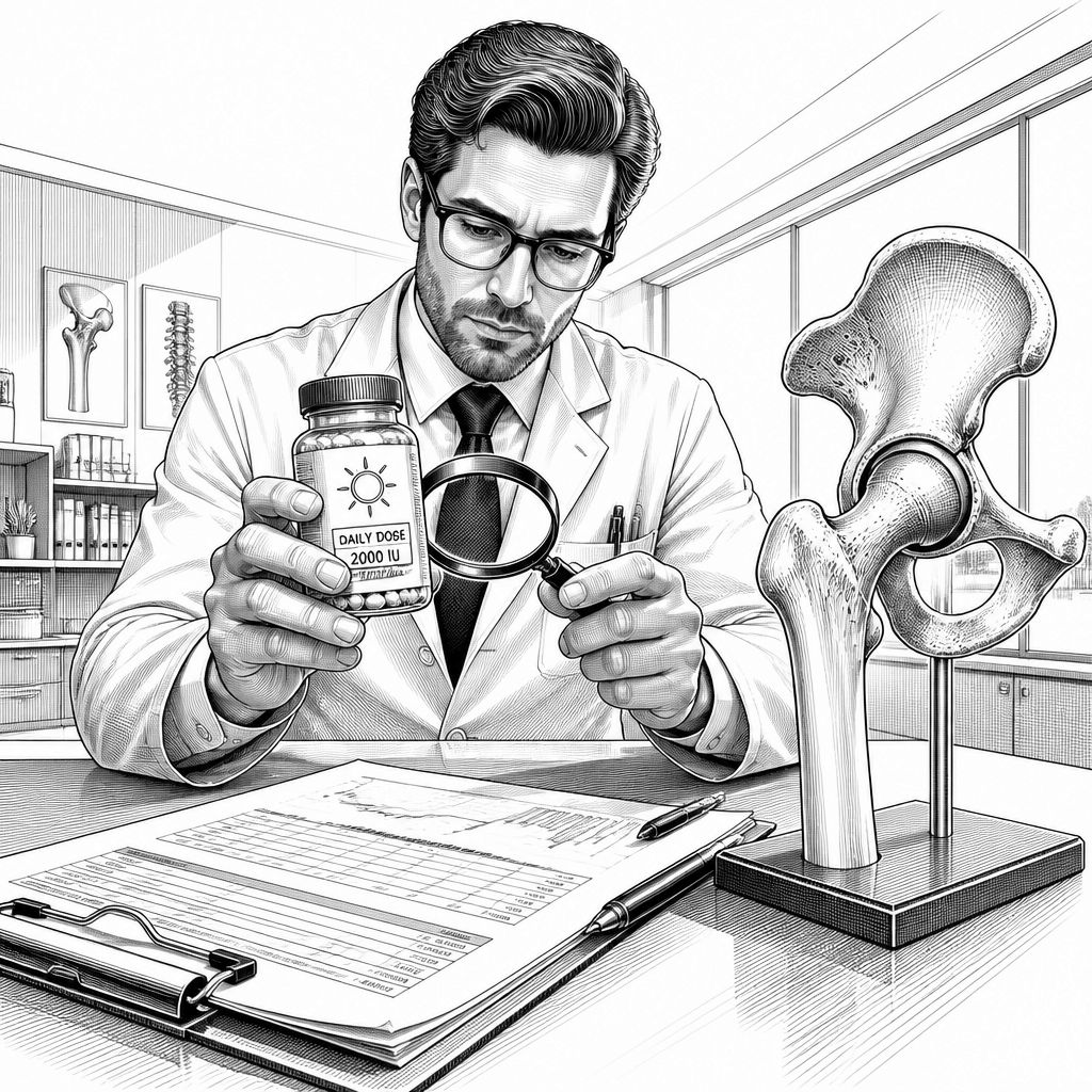 Calcium and Vitamin D: 16% Reduction in Hip Fracture Risk Explained!