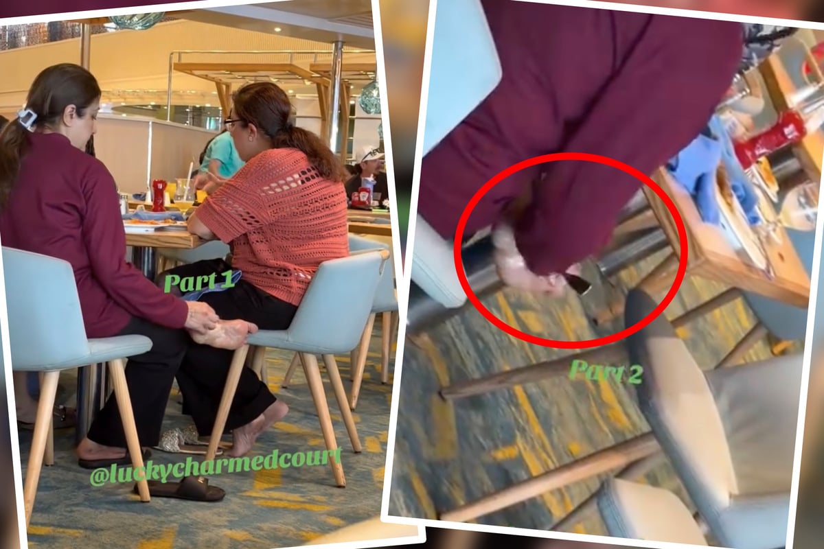 Cruise Ship Shocker: Passenger Uses Fork for Foot Care in Dining Hall!