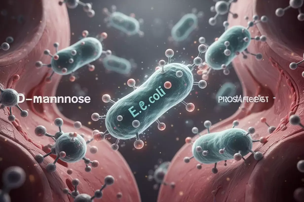 D-Mannose: The Natural Solution Blocking Prostatitis-Causing Bacteria