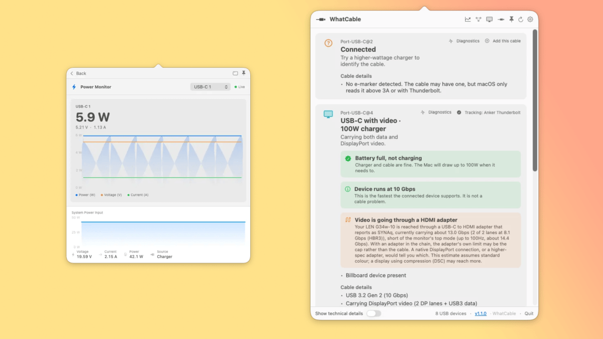 Discover WhatCable: Enhance Your Mac’s USB-C Connectivity Insights!