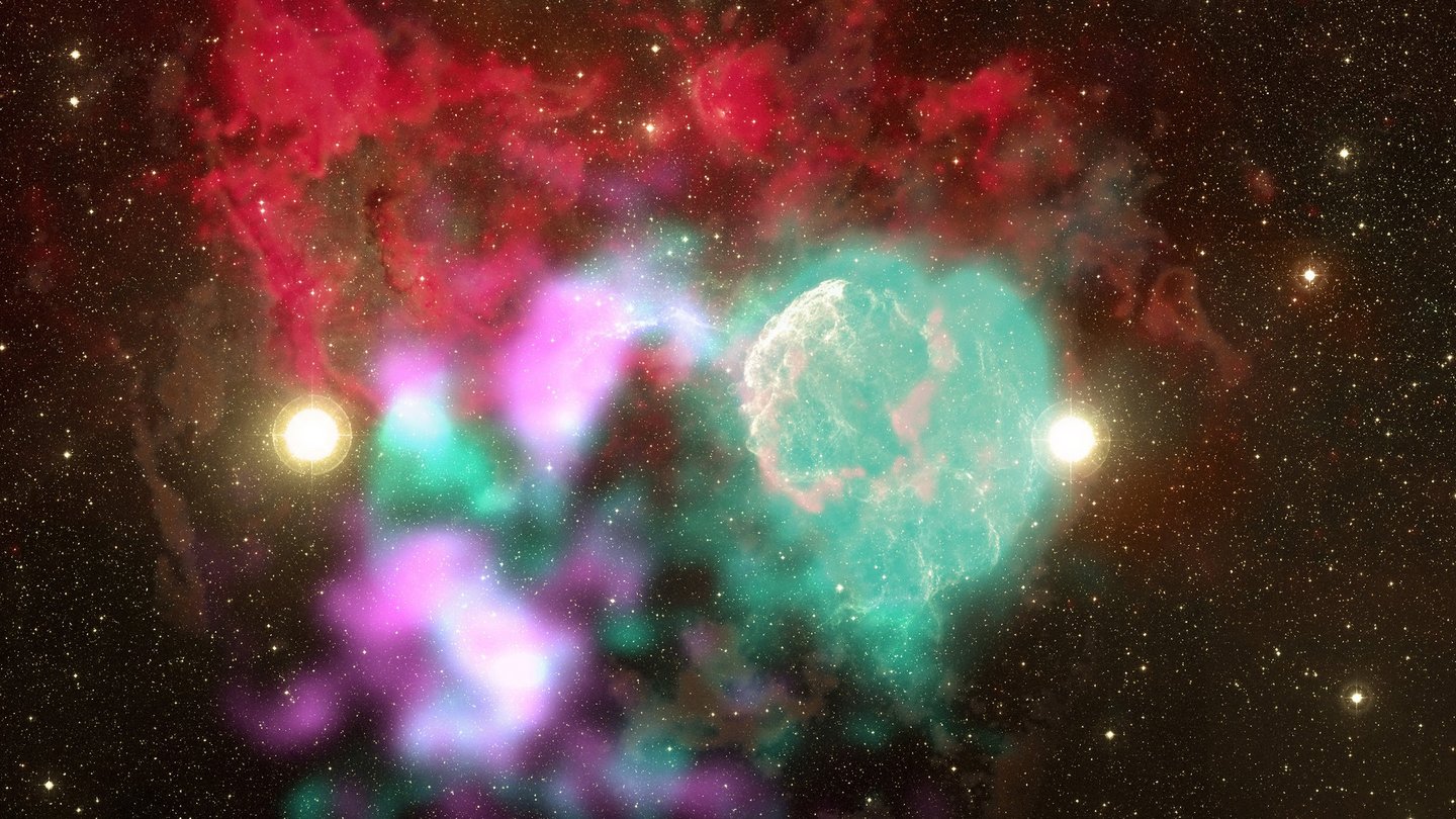 Exploring a Double Star Explosion: Unveiling Cosmic Mysteries