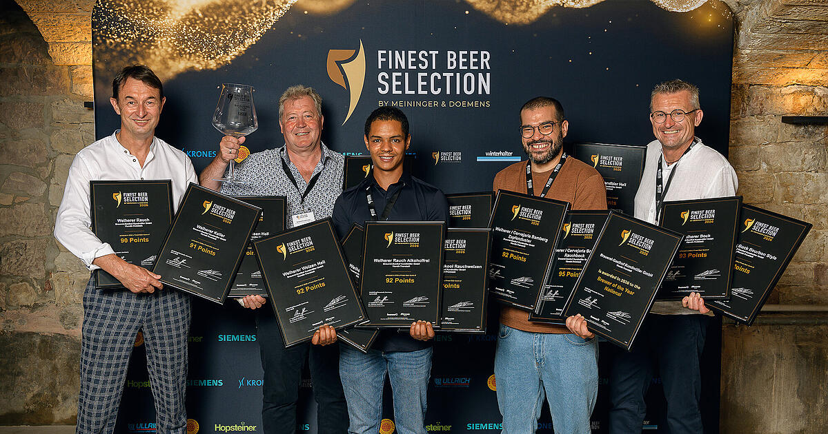 Franken Breweries Shine at the Prestigious Finest Beer Selection Awards