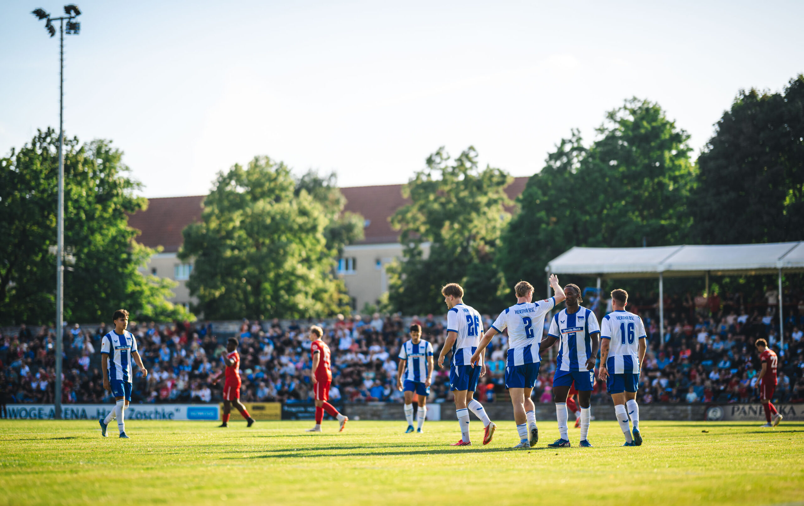 Hertha BSC Thrashes Lichtenberg: Grønning’s Hat-trick Highlights Victory