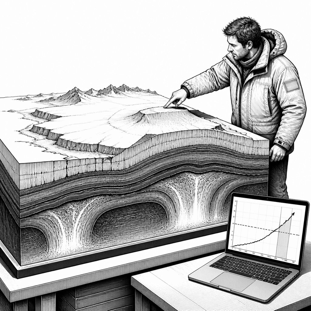 <p><strong>“How Mantle Waves Explain Antarctica’s Ice Mystery: A Geological Insight”</strong></p>