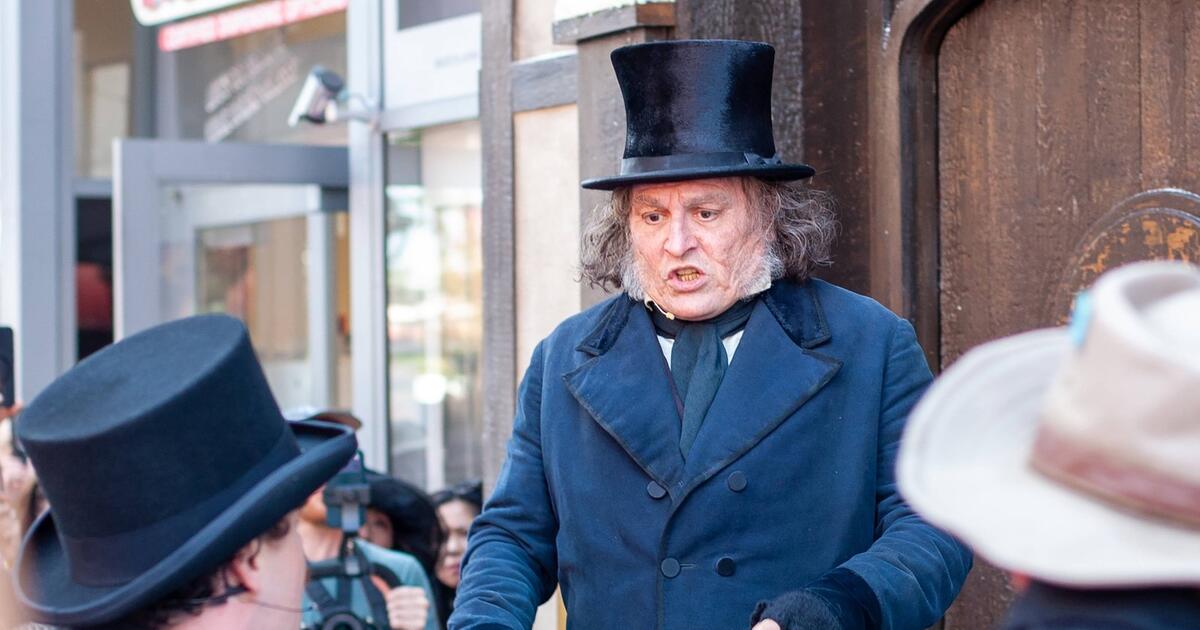 Johnny Depp Transforms into Ebenezer Scrooge: Comic-Con Surprise Appearance!