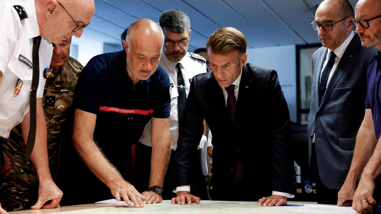 Macron Calls for Unity Amid Devastating Wildfires Sweeping France