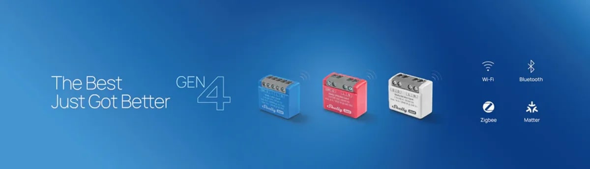 Shelly Gen4 Devices to Get Exciting Matter over Thread Update Soon!