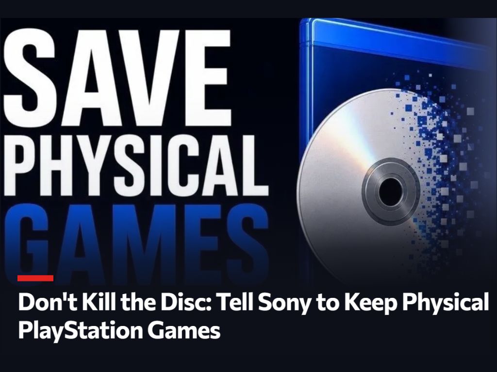 Petition Against Sony’s PS5 Disc Phase-Out Gathers Over 250,000 Signatures