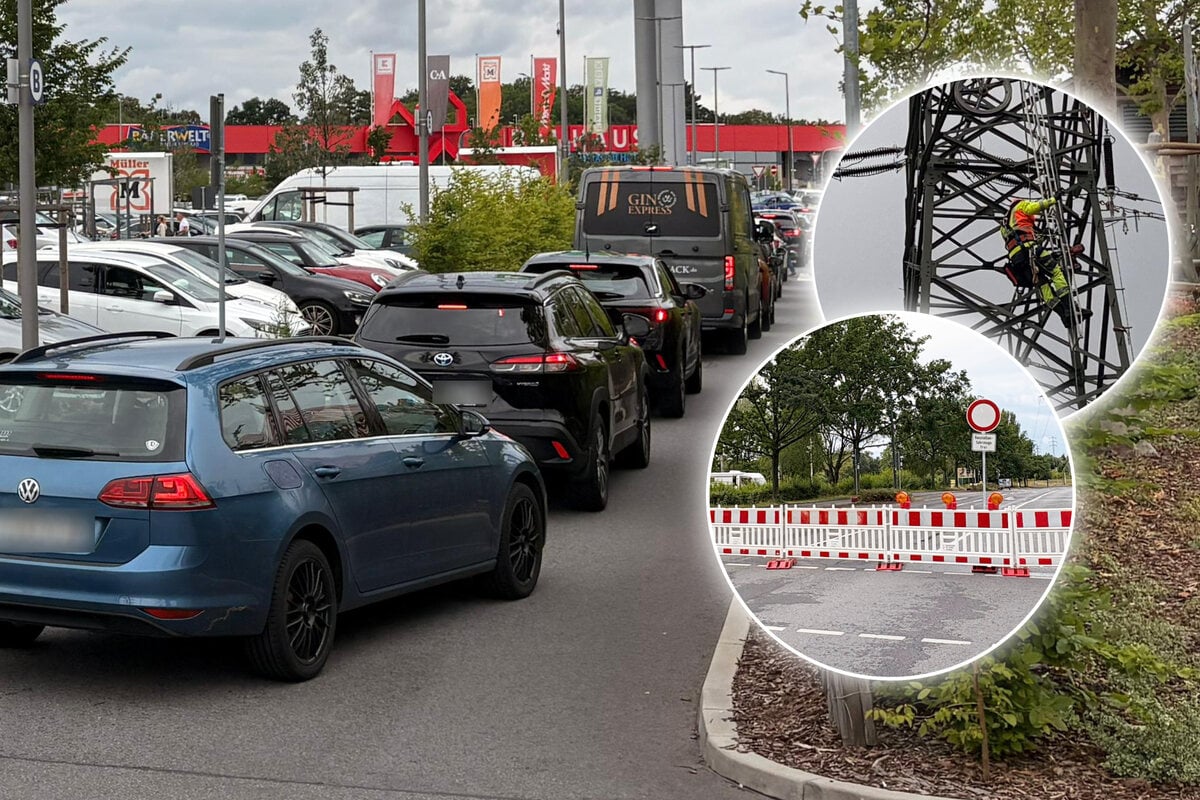 SachsenEnergie Construction Triggers Traffic Chaos at Kaufpark Nickern
