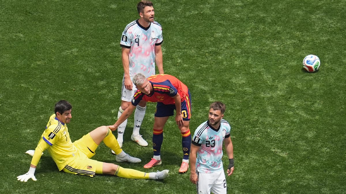 Spain vs Belgium: Courtois’ Heartbreak as He Exits Against His Will